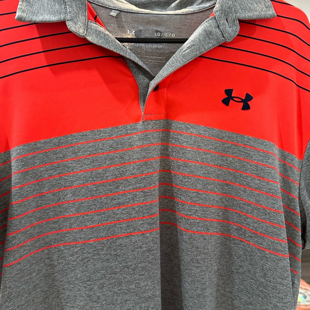 Large UnderArmour dress shirt.
